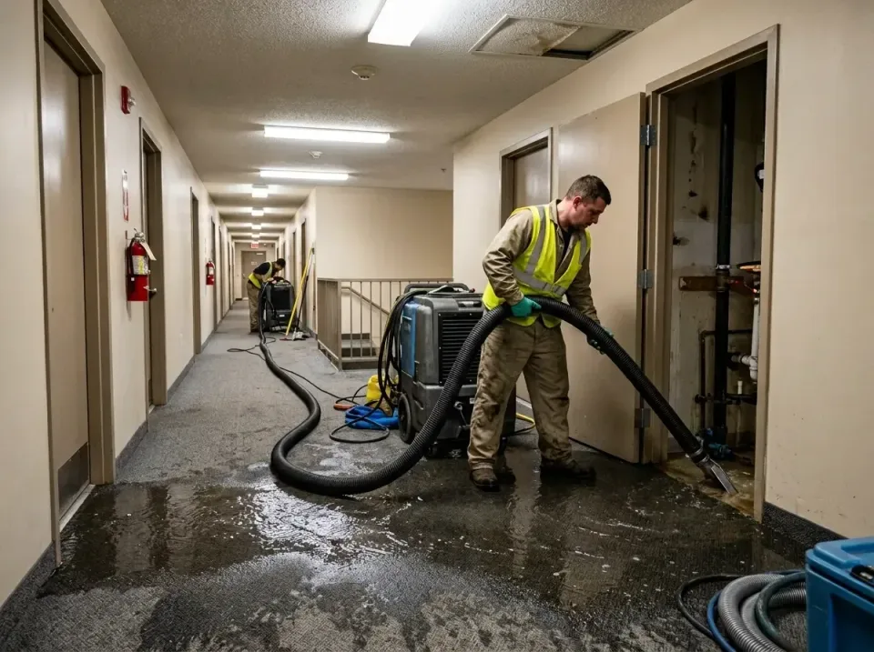 multi-unit-apartment-hallway-f-005 — frequently asked questions, Emergency Burst Pipe Water Extraction & Removal in DeWitt,…